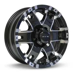 RTX Wheels – Axis – Black – 15″x6″ 0mm – Summer Wheels – 081990